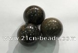 CDN1083 30mm round bronzite decorations wholesale