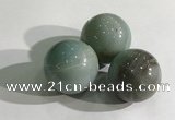 CDN1085 30mm round amazonite decorations wholesale