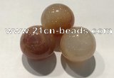 CDN1097 30mm round fire agate decorations wholesale