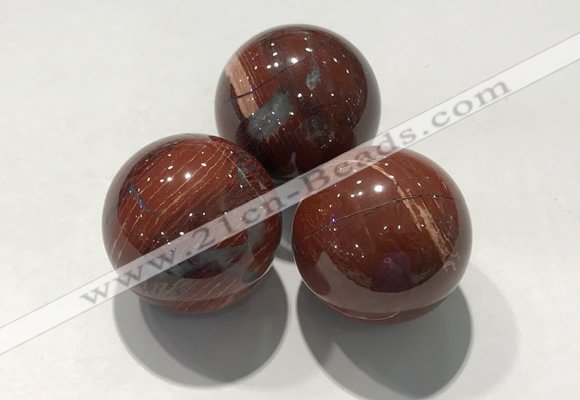 CDN1108 30mm round brecciated jasper decorations wholesale