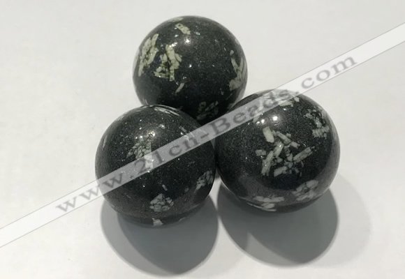 CDN1118 30mm round jasper decorations wholesale