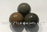 CDN1125 30mm round jasper decorations wholesale