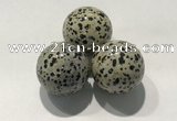 CDN1132 30mm round dalmatian jasper decorations wholesale