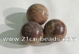 CDN1141 30mm round jasper decorations wholesale