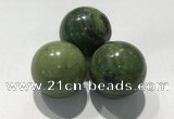 CDN1151 30mm round Canadian jade decorations wholesale