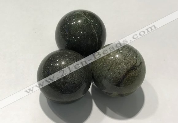 CDN1165 30mm round jasper decorations wholesale