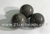 CDN1166 30mm round jasper decorations wholesale