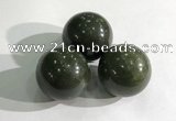 CDN1169 30mm round jasper decorations wholesale