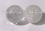 CDN1200 40mm round white crystal decorations wholesale