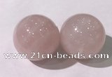 CDN1202 40mm round rose quartz decorations wholesale