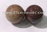 CDN1213 40mm round agate decorations wholesale