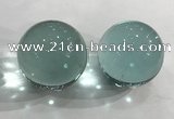 CDN1228 40mm round glass decorations wholesale