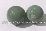 CDN1248 40mm round green aventurine decorations wholesale