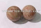 CDN1249 40mm round golden sunstone decorations wholesale