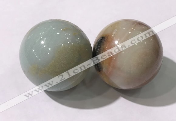 CDN1253 40mm round amazonite decorations wholesale