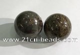 CDN1278 40mm round tiger skin jasper decorations wholesale