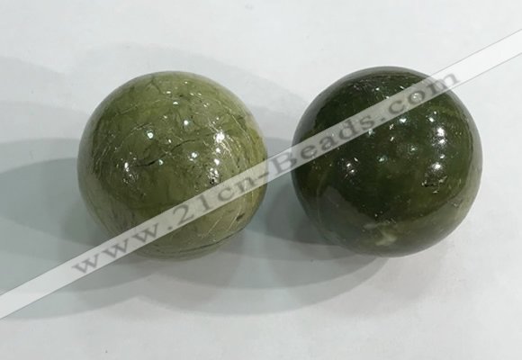 CDN1301 40mm round jasper decorations wholesale