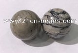 CDN1305 40mm round jasper decorations wholesale