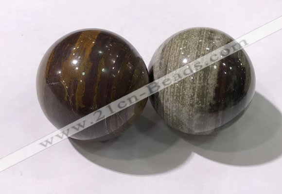 CDN1308 40mm round jasper decorations wholesale