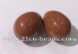 CDN1343 35*45mm egg-shaped goldstone decorations wholesale