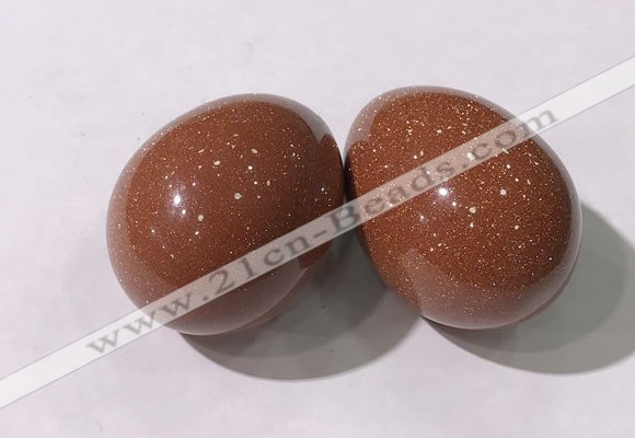 CDN1343 35*45mm egg-shaped goldstone decorations wholesale