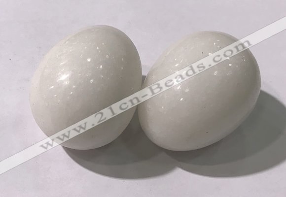 CDN1350 35*45mm egg-shaped candy jade decorations wholesale