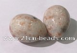 CDN1371 35*45mm egg-shaped golden sunstone decorations wholesale