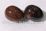 CDN1377 35*45mm egg-shaped mahogany obsidian decorations wholesale