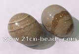 CDN1383 35*45mm egg-shaped picture jasper decorations wholesale