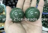 CDN18 35mm round pyrite gemstone decorations wholesale