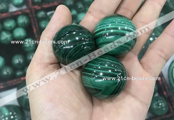 CDN22 30mm round natural malachite gemstone decorations