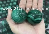 CDN23 40mm round natural malachite gemstone decorations