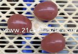 CDN301 25*35mm egg-shaped cherry quartz decorations wholesale