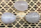 CDN306 30*40mm egg-shaped rose quartz decorations wholesale