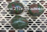 CDN309 30*40mm egg-shaped unakite decorations wholesale