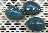 CDN312 30*40mm egg-shaped synthetic gemstone decorations wholesale