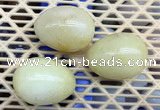 CDN313 30*40mm egg-shaped yellow jade decorations wholesale