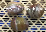 CDN317 30*40mm egg-shaped ocean agate decorations wholesale