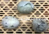 CDN318 30*40mm egg-shaped picasso jasper decorations wholesale