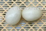 CDN335 35*50mm egg-shaped yellow jade decorations wholesale