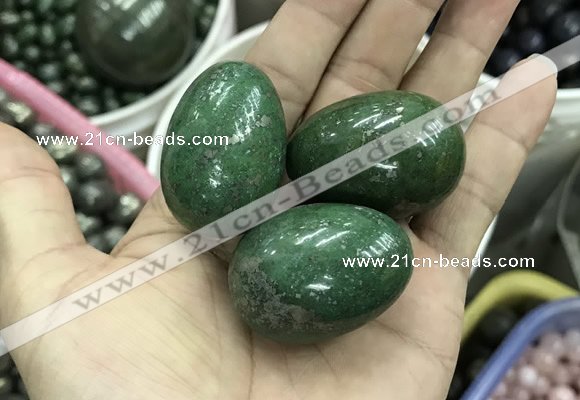 CDN34 28*38mm egg-shaped pyrite gemstone decorations wholesale