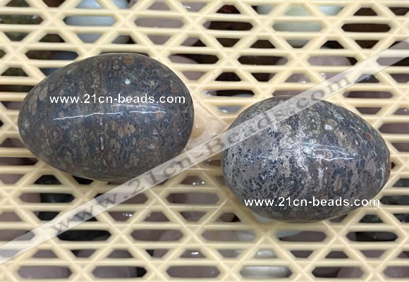 CDN346 35*50mm egg-shaped jasper decorations wholesale