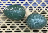 CDN352 35*50mm egg-shaped Qinghai jade decorations wholesale