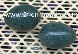 CDN353 35*50mm egg-shaped synthetic gemstone decorations wholesale