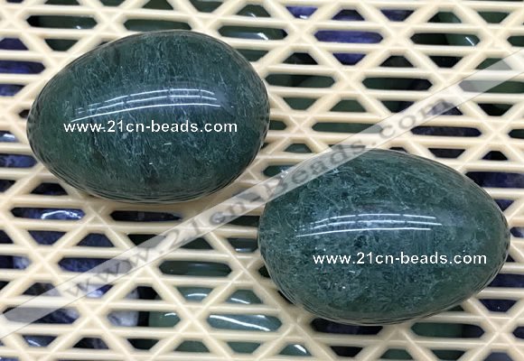 CDN353 35*50mm egg-shaped synthetic gemstone decorations wholesale