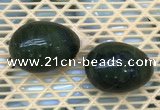 CDN354 35*50mm egg-shaped Canadian jade decorations wholesale