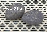 CDN359 35*50mm egg-shaped jasper decorations wholesale