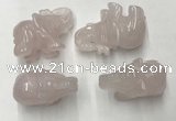 CDN380 20*40*30mm elephant rose quartz decorations wholesale