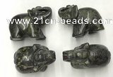 CDN390 20*40*30mm elephant dragon blood jasper decorations wholesale