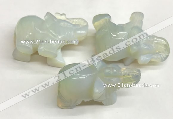 CDN401 25*50*35mm elephant opal decorations wholesale